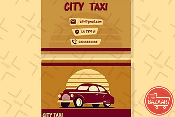 کارت ویزیت مخصوص رانندگان تاکسی و آژانس برای فتوشاپ