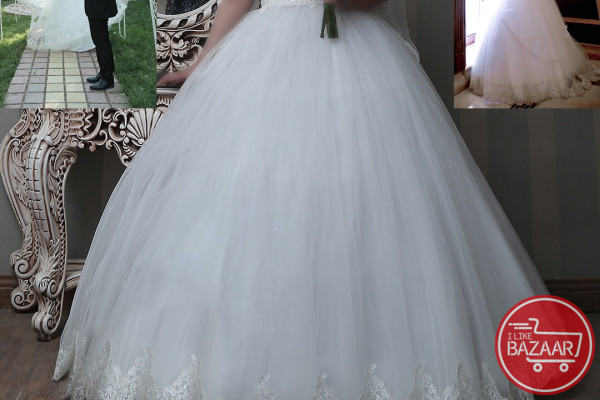 لباس عروس لاکچری (دست دوم)